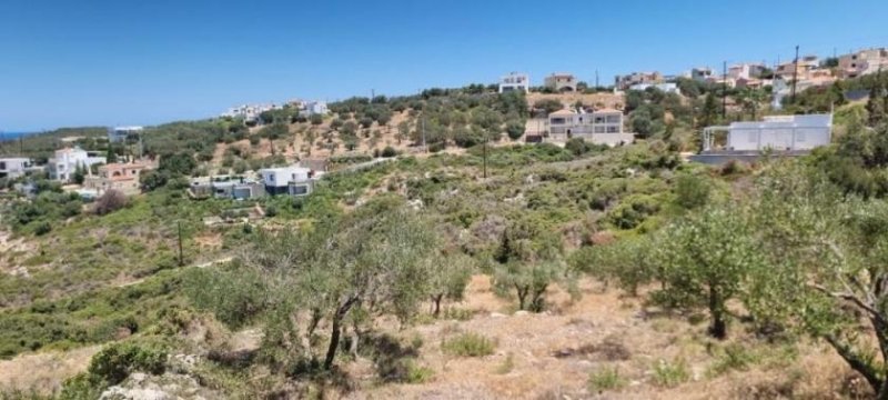 Plaka bei Chania Kreta, Plaka Chania: Großes Dorfgrundstück mit Meerblick Grundstück kaufen